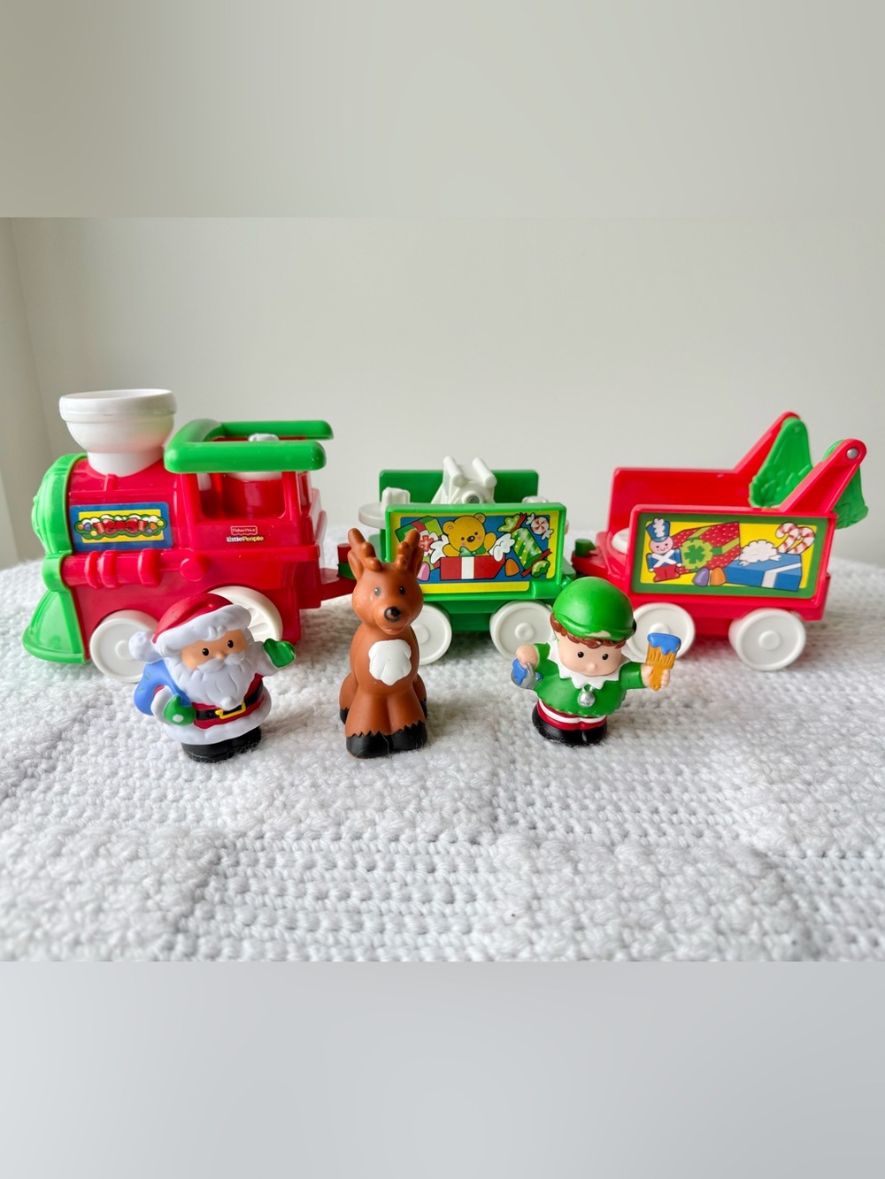 Vintage Fisher-Price Little People Musical Christmas Train